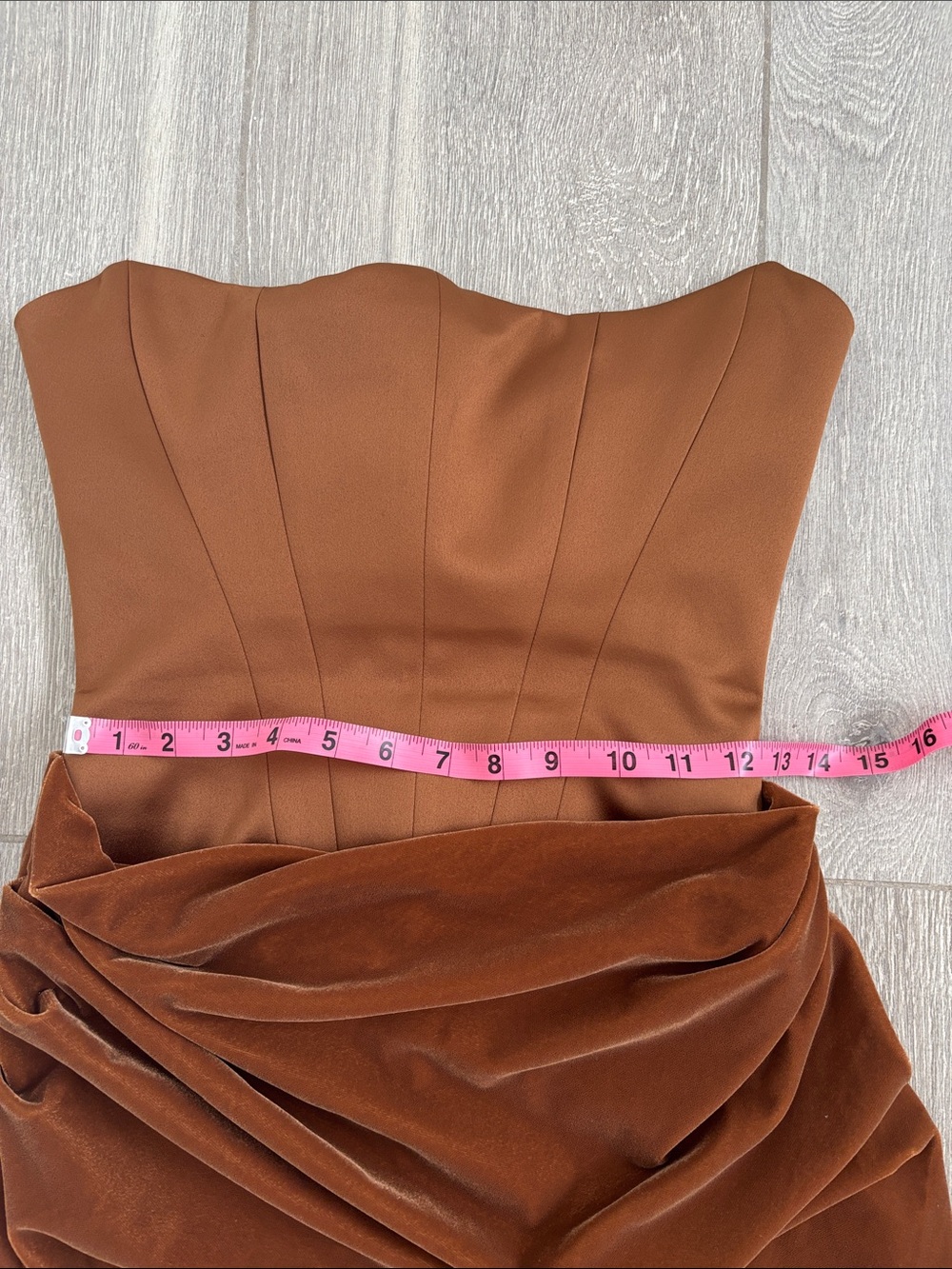 🤎 House of CB Brown Strapless Corset Maxi Dress — Size S (Bigger Cup D-E) - Picture 8 of 10